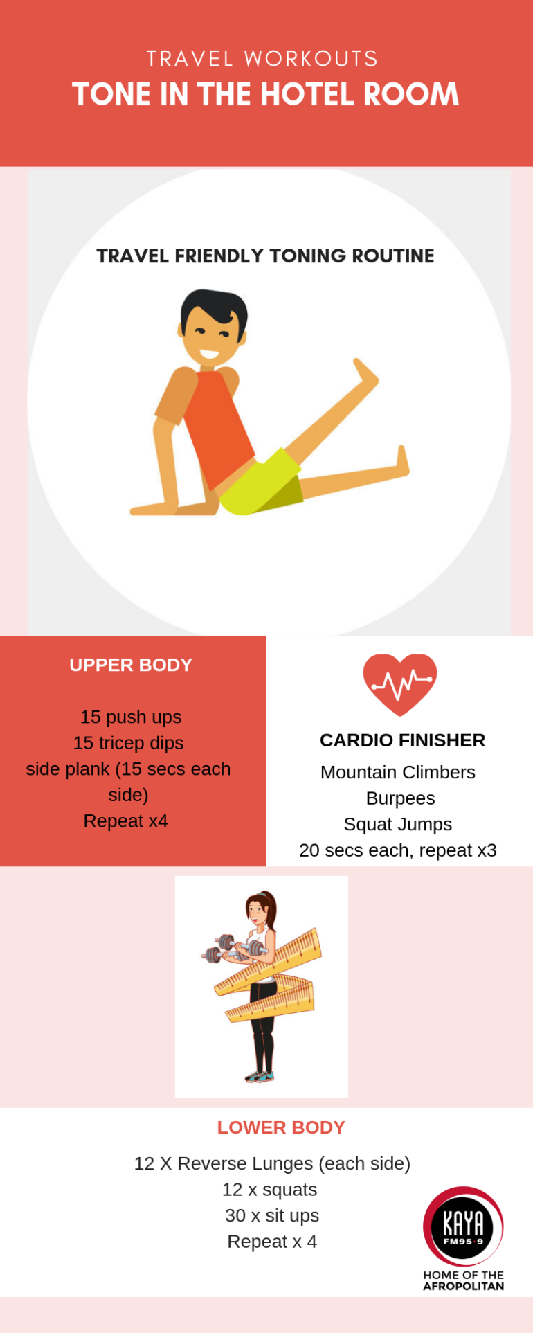 Don’t put your workouts on hold when you travel
