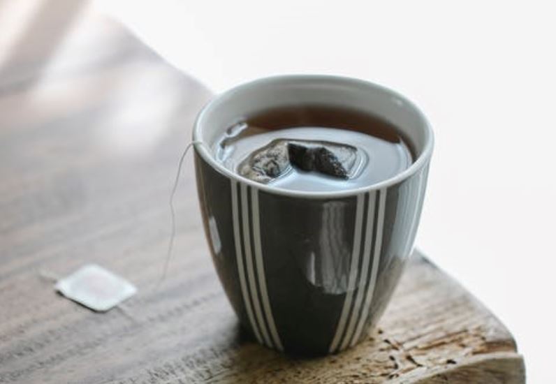 Cup of tea with teabag