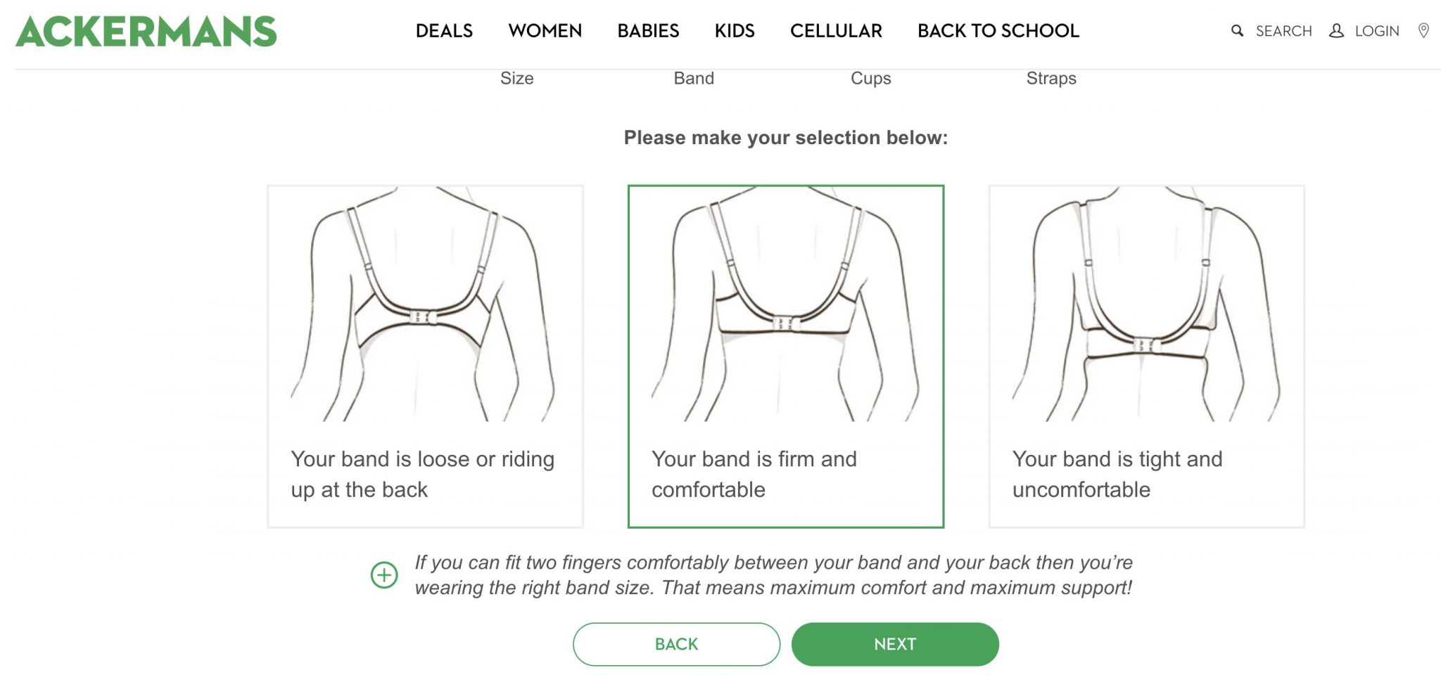 Find confidence in your bra size KAYA 959