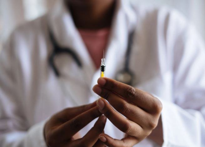 health worker injection