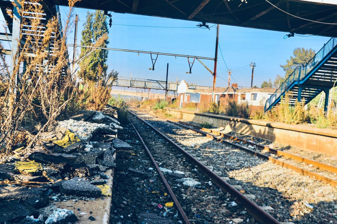 Vandalised train stations