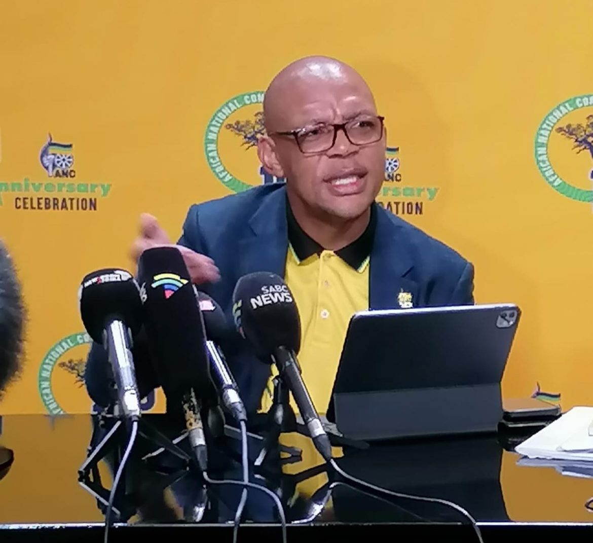 ANC spokesperson Pule Mabe