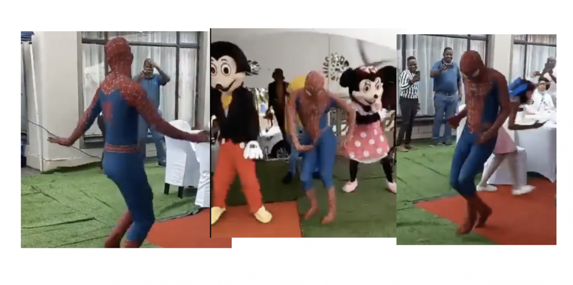 Sipho-man Mzansi's Spiderman has all the right Amapiano moves