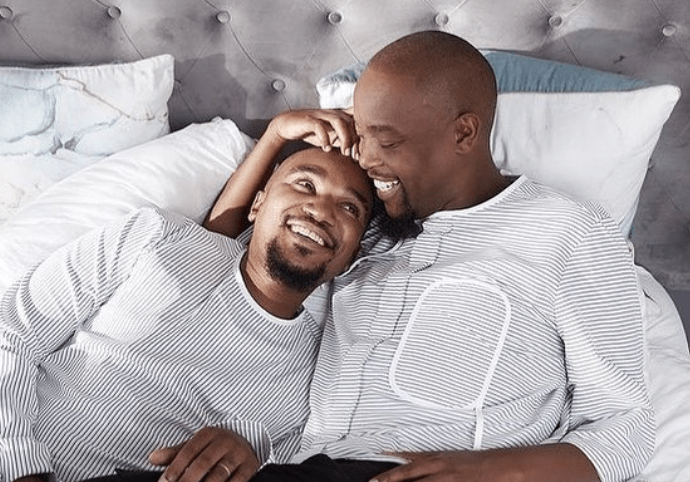 Phelo and Moshe Ndiki share a picture of their baby on Mother's Day