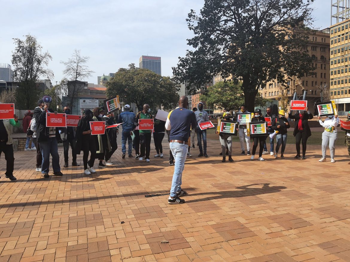 ANC staff picket