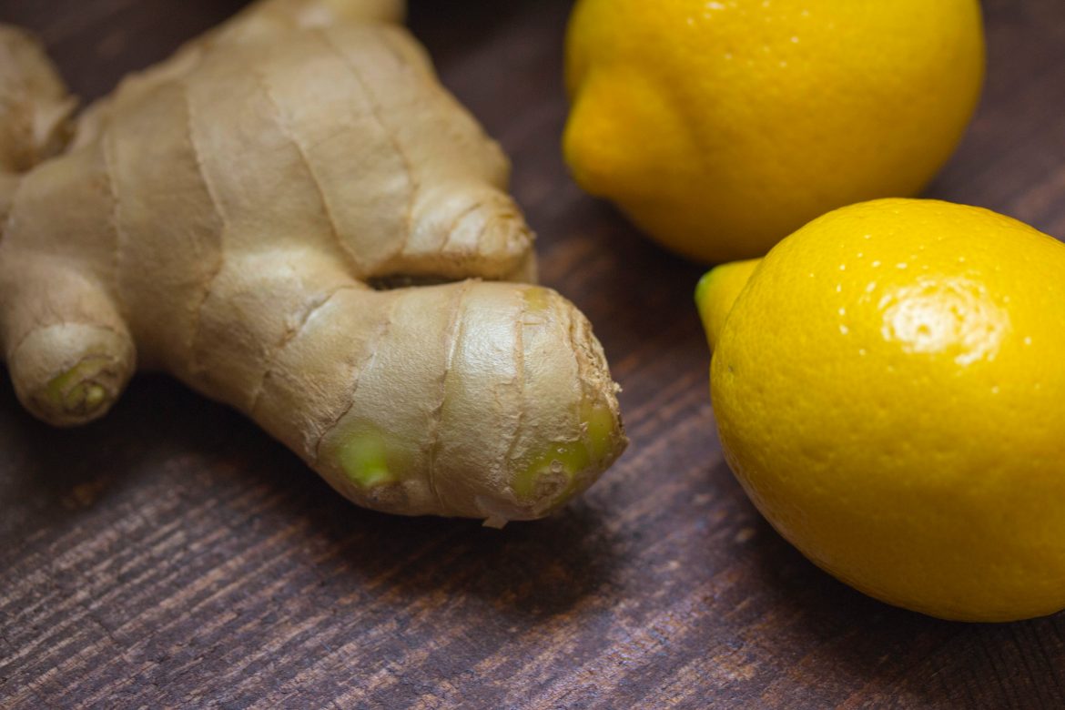 Lemon and ginger/ Pexels