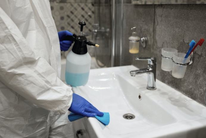 PPE gloves sanitizer