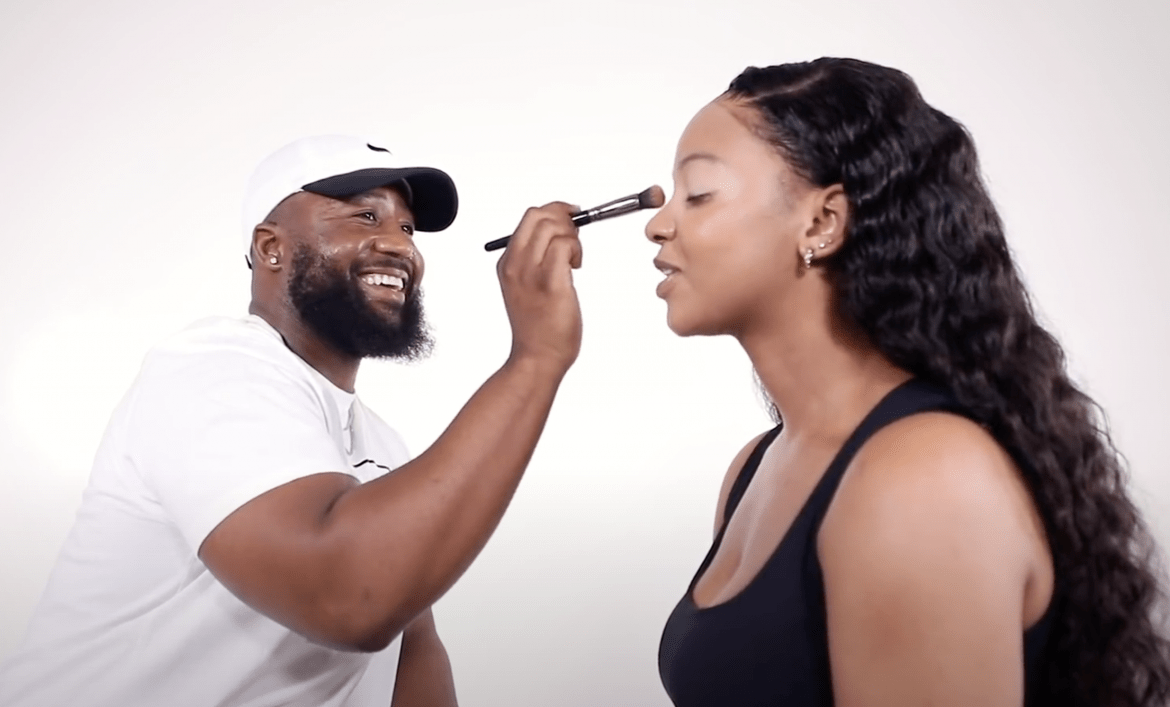 WATCH: Cassper Nyovest does Mihlali's make-up