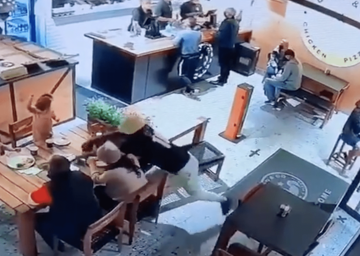 WATCH: Unlucky Joburg resturant robber caught in red handed