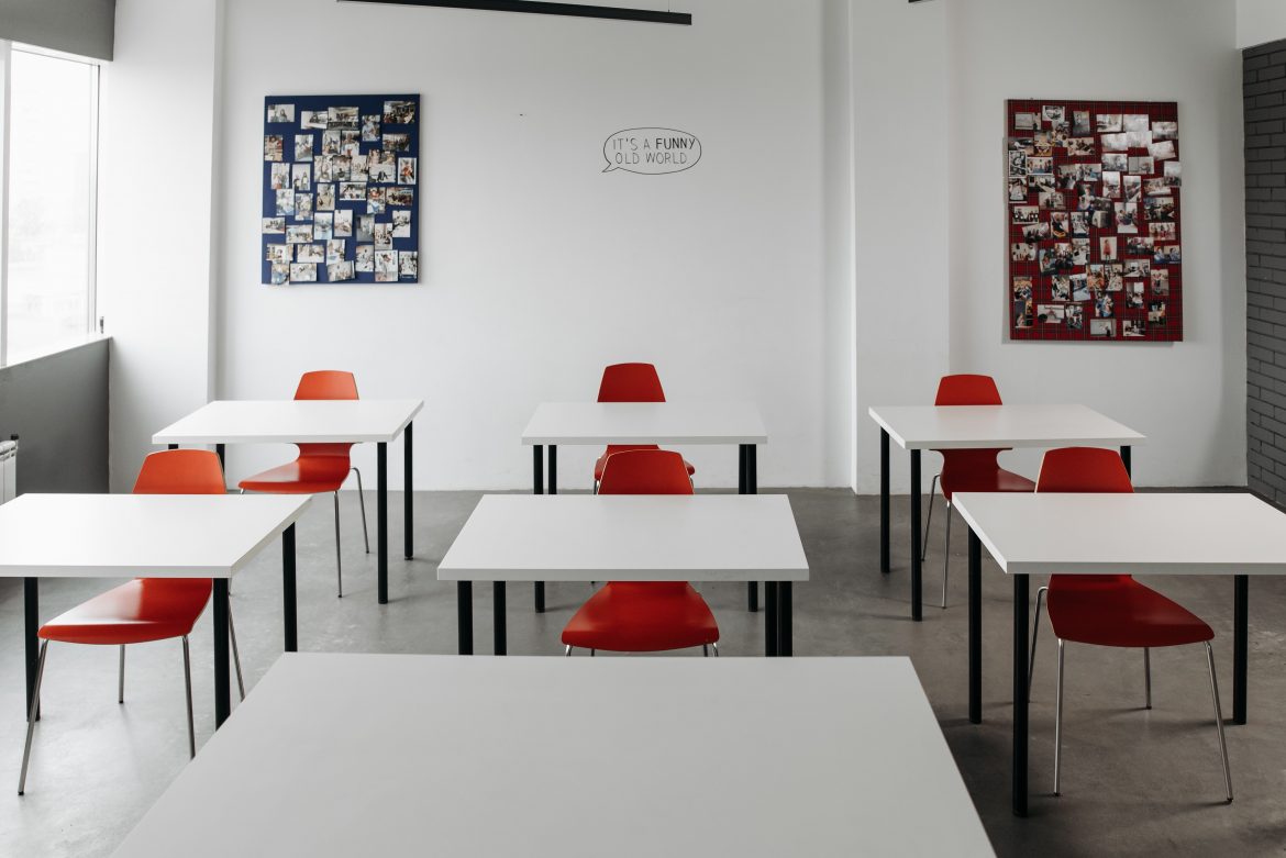 empty school classroom