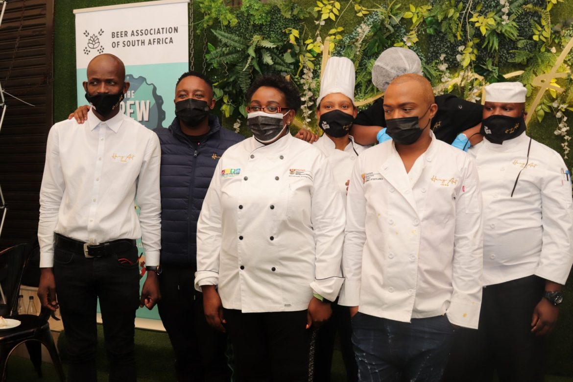 Tourism Minister Mmamoloko Kubayi-Ngubane participated in a cook-off with Somizi in May