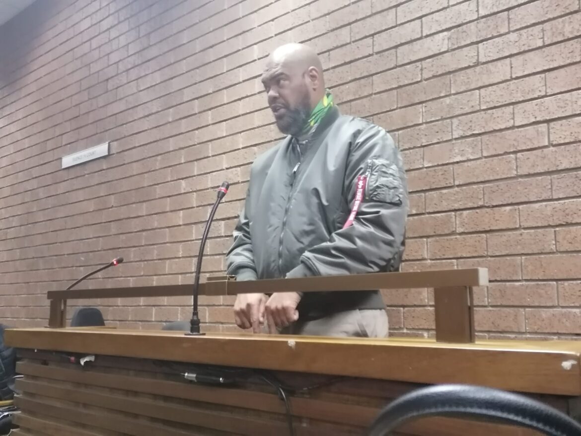 Patriotic Alliance leader Bruce Nimmerhoudt