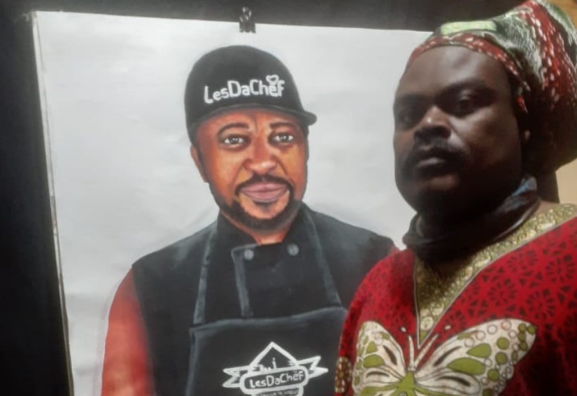 Rasta paints Lesego 'LesDaChef' Semenya