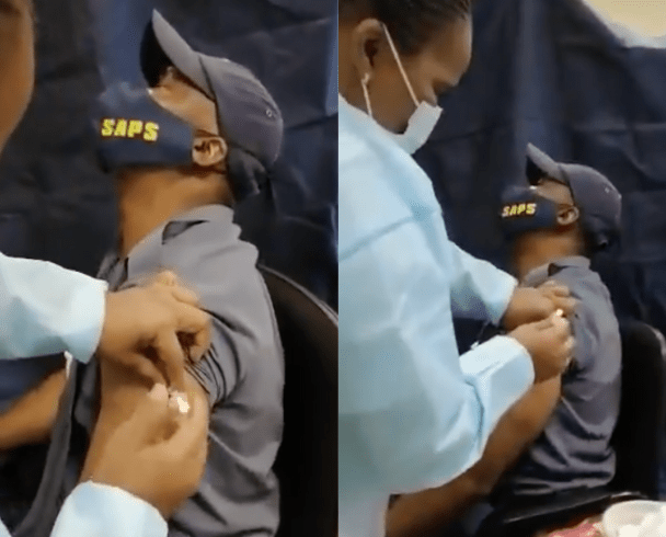 police officer who's scared of needles