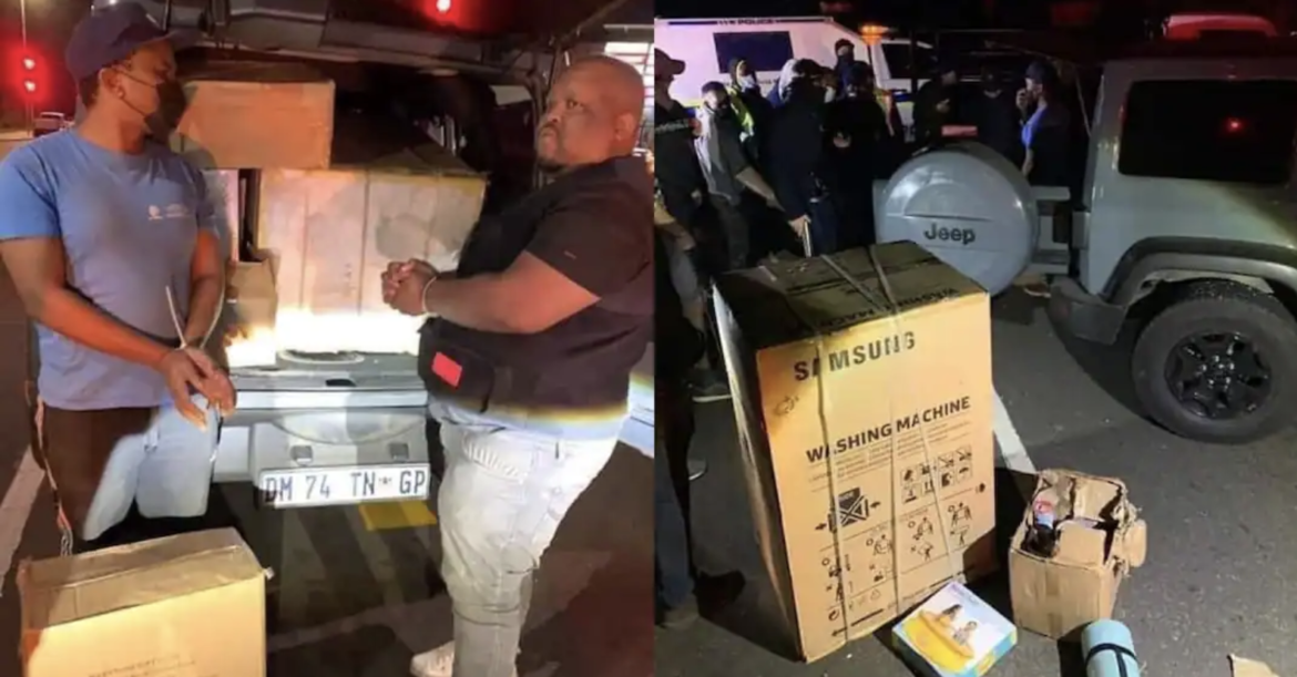 CEO suspended after being arrested for looting alcohol and appliances