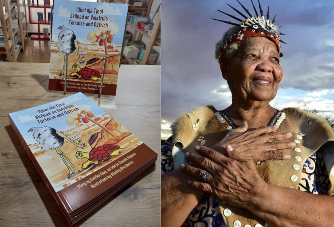 Ouma Katrina Esau publishes book written in ancient Khoi language N|uu