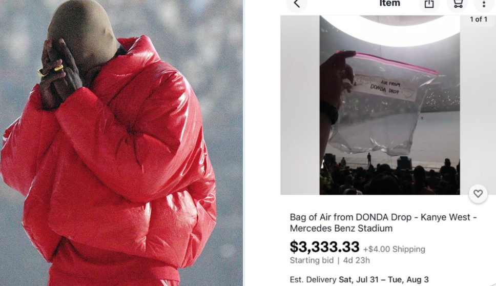Bag of air, DONDA, Kanye West