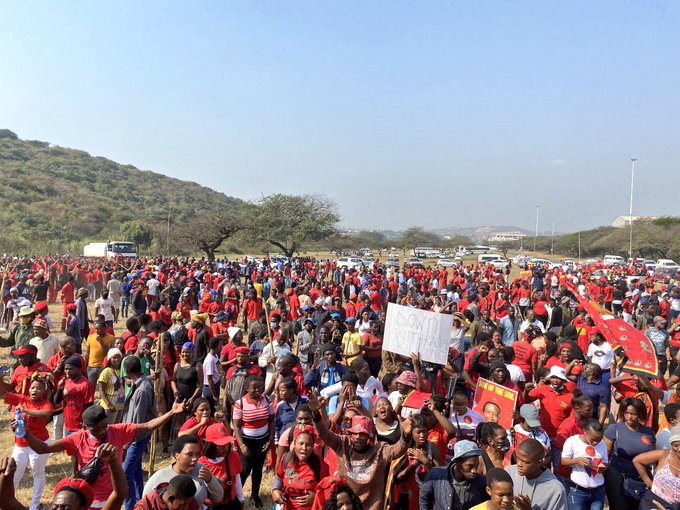 EFF staged march to Phoenix