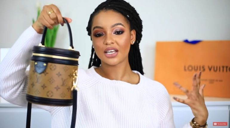 Mihlali's Louis Vuitton bag