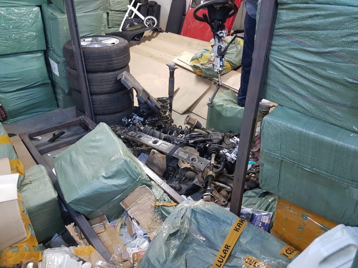 Joburg warehouse hijacked parts