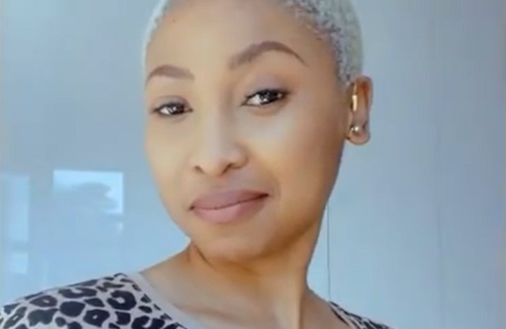 Actress Enhle Mbali