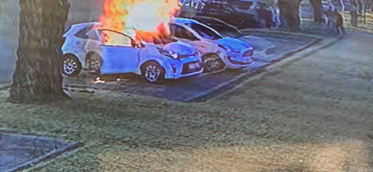 car set alight