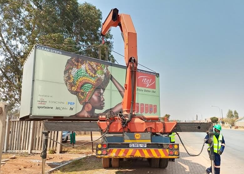 Mobile containers Gauteng township economy