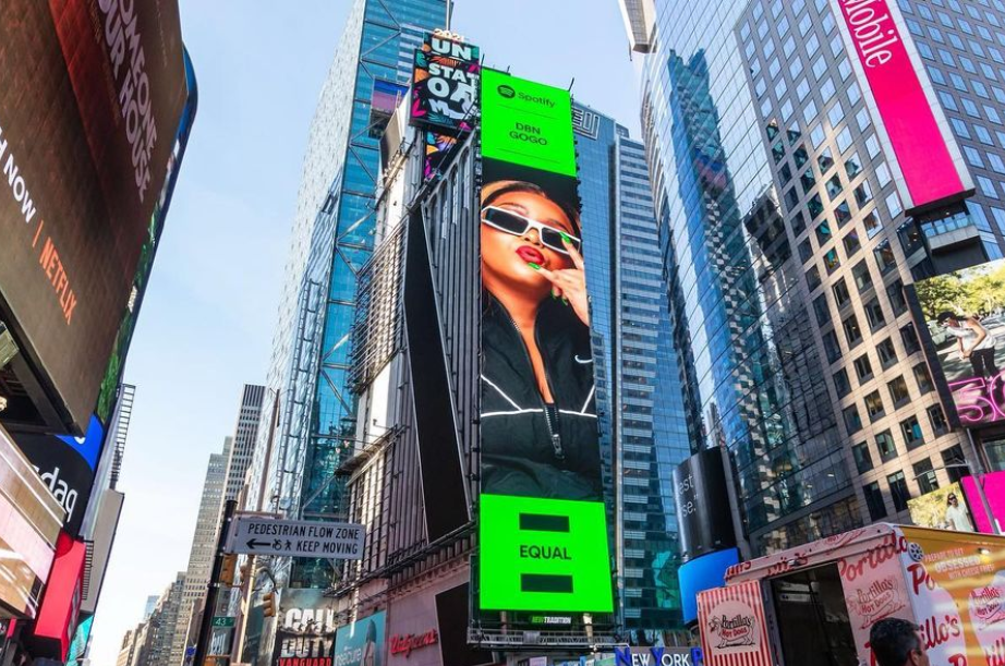 DBN Gogo Spotify Billboard/ Instagram