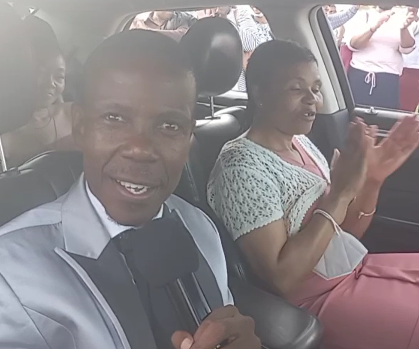 Prophet Mboro car/ Facebook screenshot