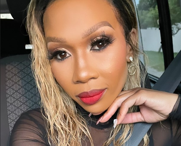 Dineo Ranaka's daughter roasts her for "showing too much skin"