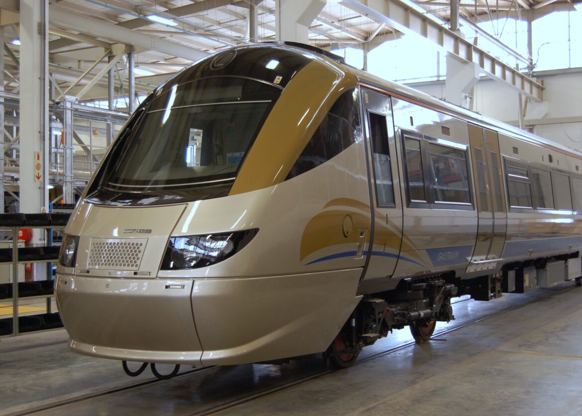Gautrain at train station