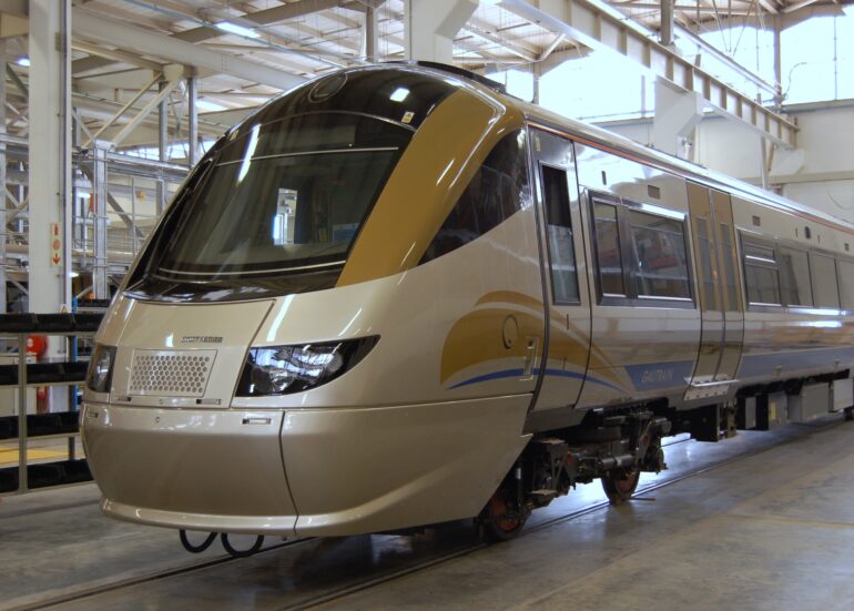 Gautrain at train station