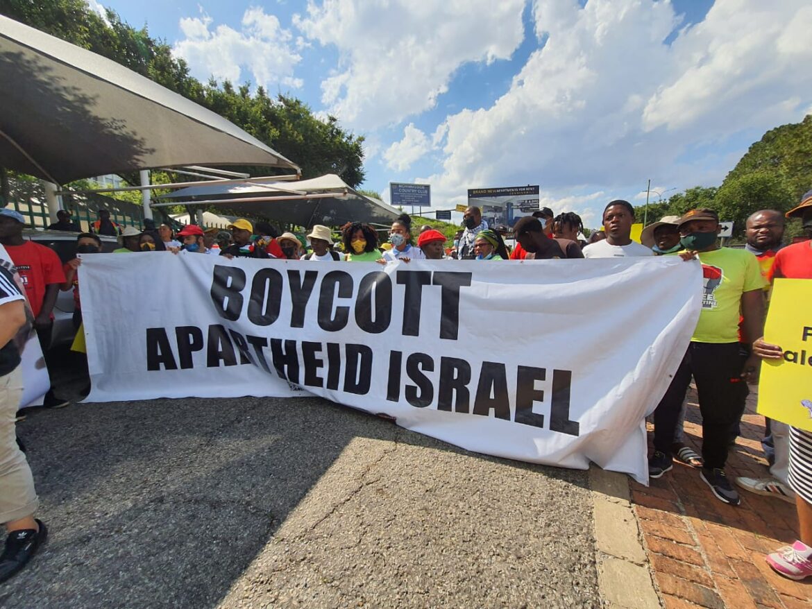 Miss SA Israel protest,