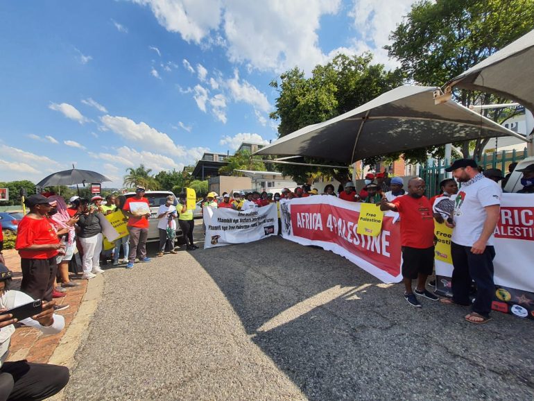 Miss SA Israel protest