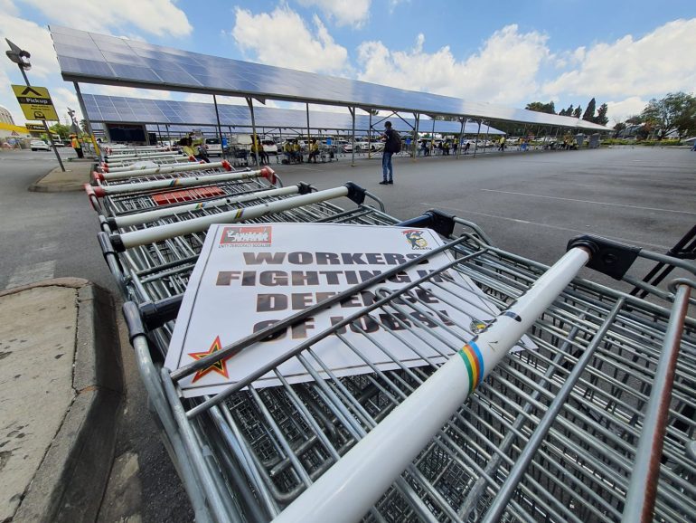 Massmart workers strike