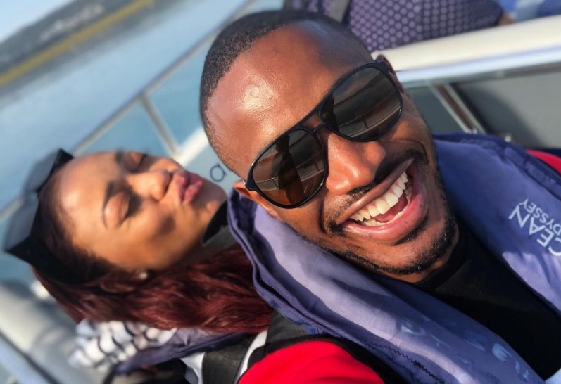 Lunga Shabalala and his girlfriend Thando Thabethe