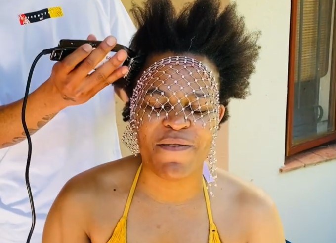 Zodwa Wabantu shaves off all her hair