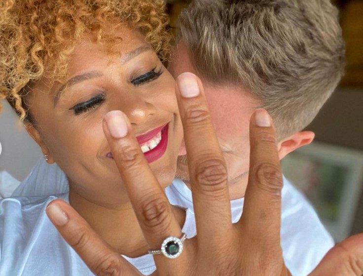 She said yes! Lungi Naidoo is engaged'