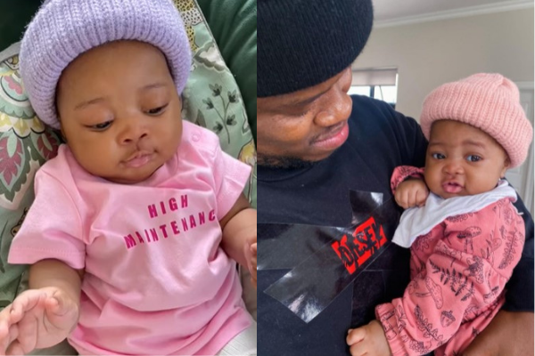 Watch: DJ Zinhle, Murdah Bongz, and Kairo Forbes celebrate baby Asante