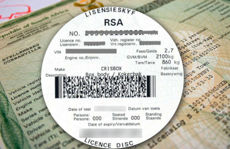 vehicle license