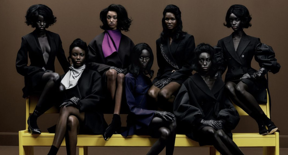 Vogue has revealed a cover featuring nine black women