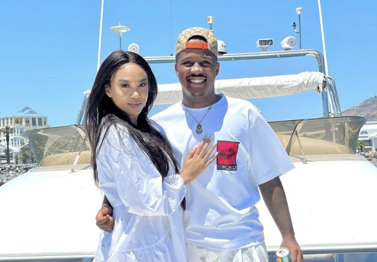 Andile Mpisane and Tamia Mpisane welcome their bundle of joy