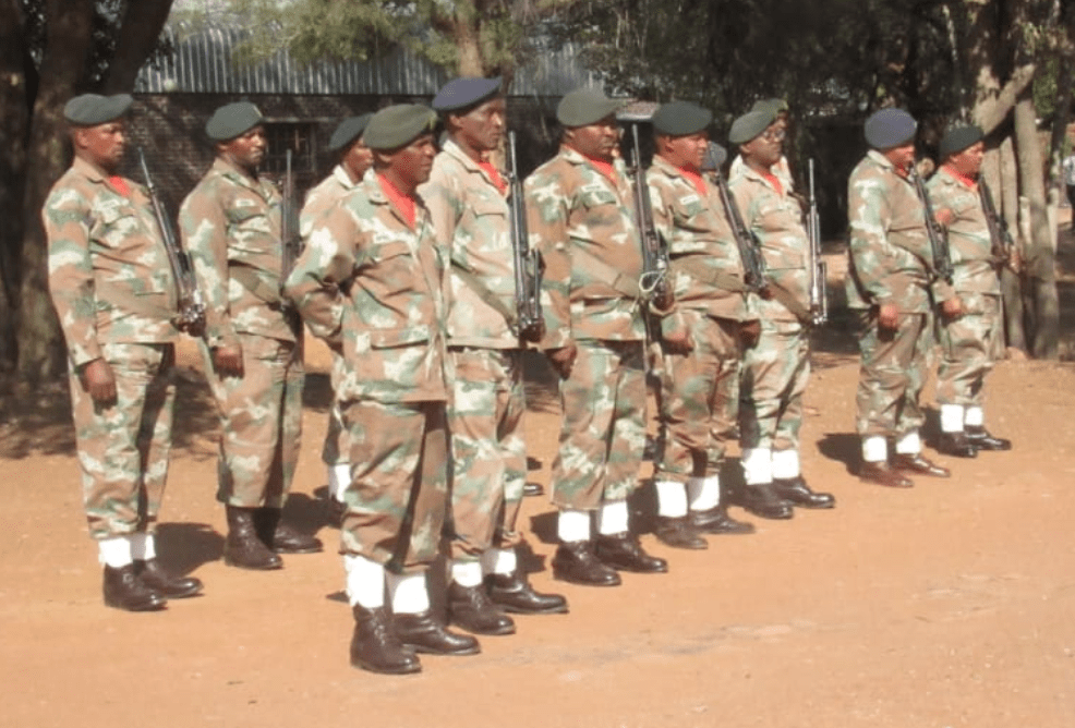 SANDF on standby