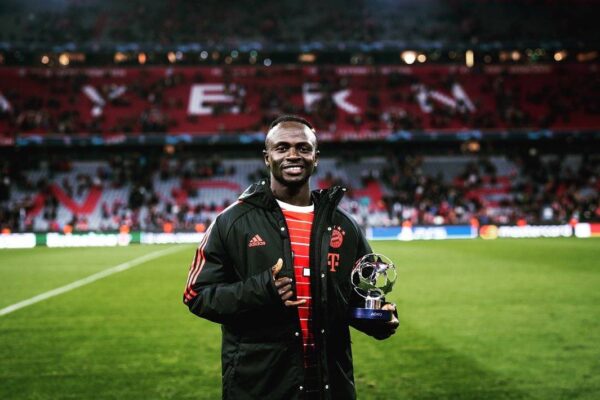 Sadio Mane ranked the 2nd best footballer in the world