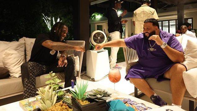 DJ Khalid links up with Burna Boy.