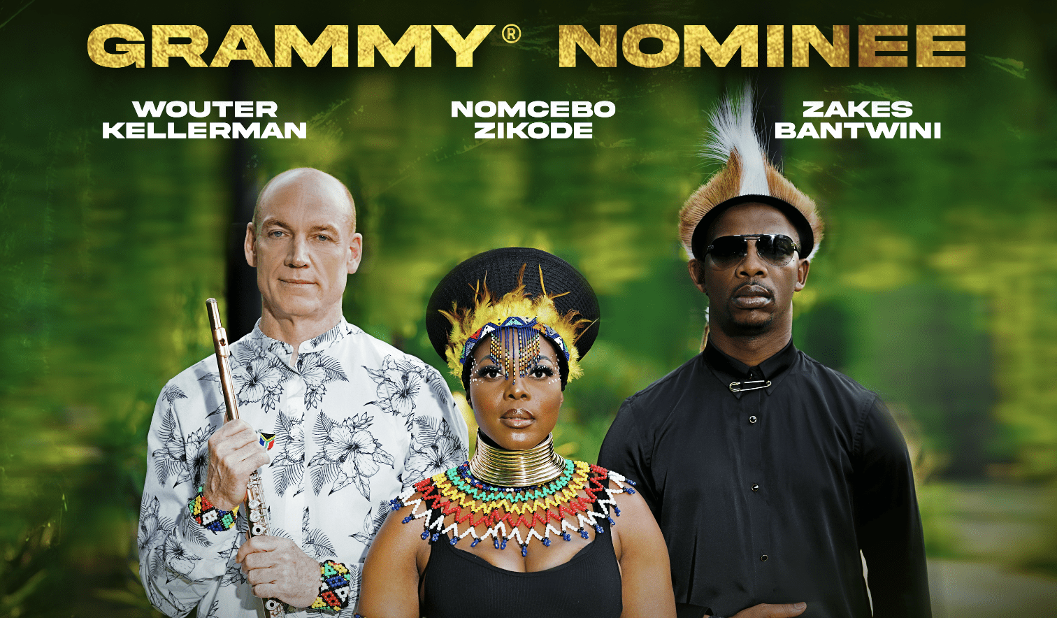 Wouter Kellerman, Zakes Bantwini and Nomcebo Zikode nominated at the