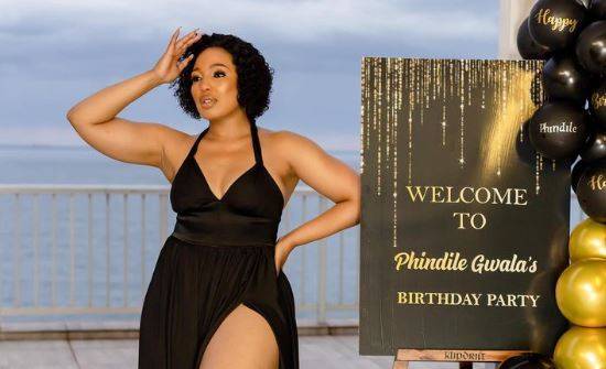 PICS! A look inside Phindile Gwala's birthday celebration