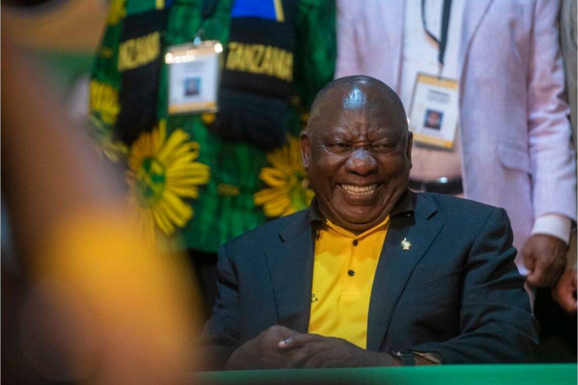 ramaphosa re-elected as president