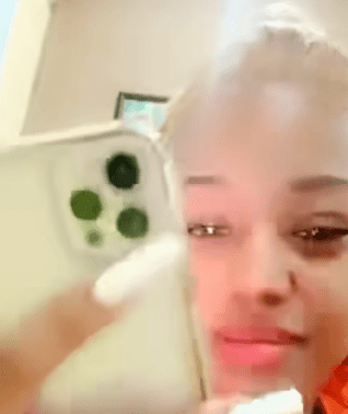 Babes Wodumo unlocks Mampintsha's phone