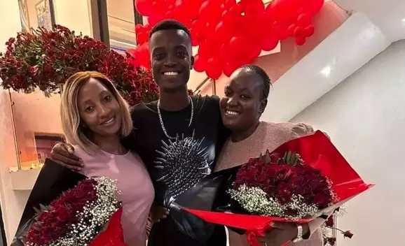 King Monada spoils his two wives on Valentine's Day